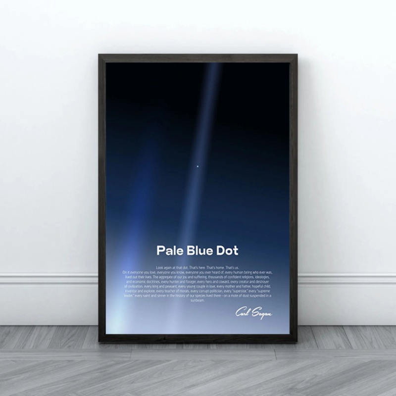 Pale Blue Dot Print Poster Voy - đánh giá và giá Star Map Poster